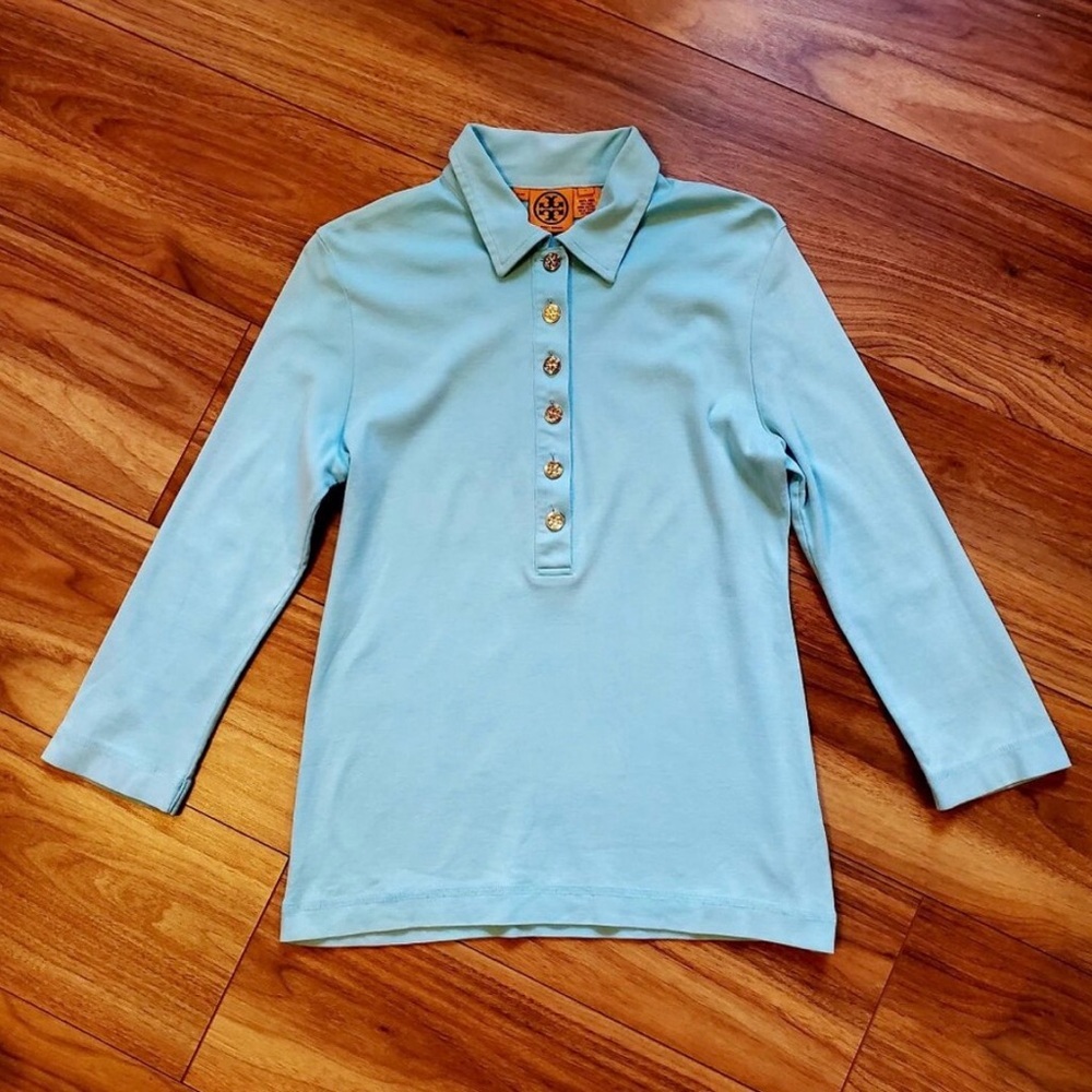 Tory Burch Light Blue Women's Blouse